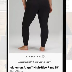 Lululemon Align High-Rise Pant 28”
